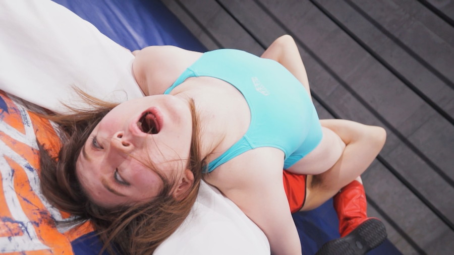 篠崎みお&皆瀬杏樹 美少女が失神地獄に墜ちるミックスプロレス!